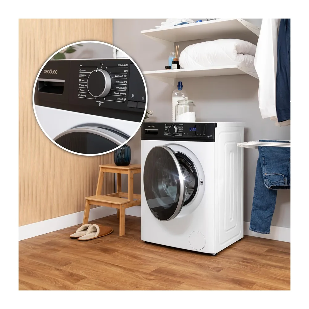 Cecotec Lavatrice Carica Frontale 8kg Bolero Dresscode 8610 Inverter A. 1400 Giri/Min — 6
