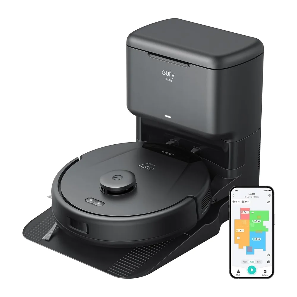 eufy Robot aspirapolvere L60 con stazione di aspirazione