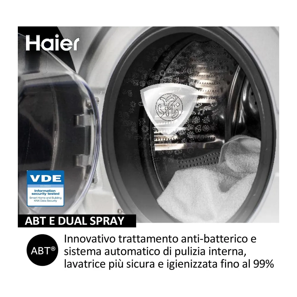 Haier I-Pro Serie 3 Lavatrice Slim 7 Kg, 1400 Giri, Classe A-10% [Classe di efficienza energetica A] — 5