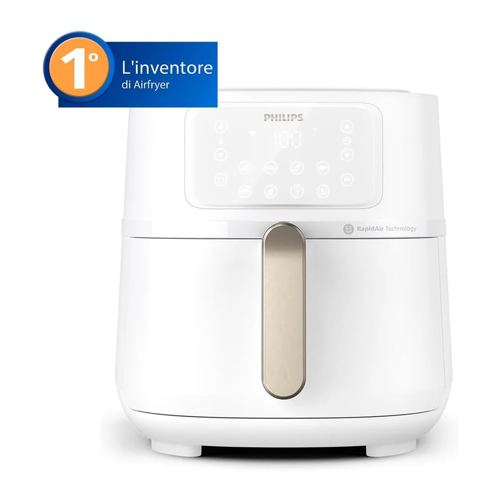 Philips Airfryer 5000 - Friggitrice ad aria da 7.1L, 16 modalità, WiFi — 2
