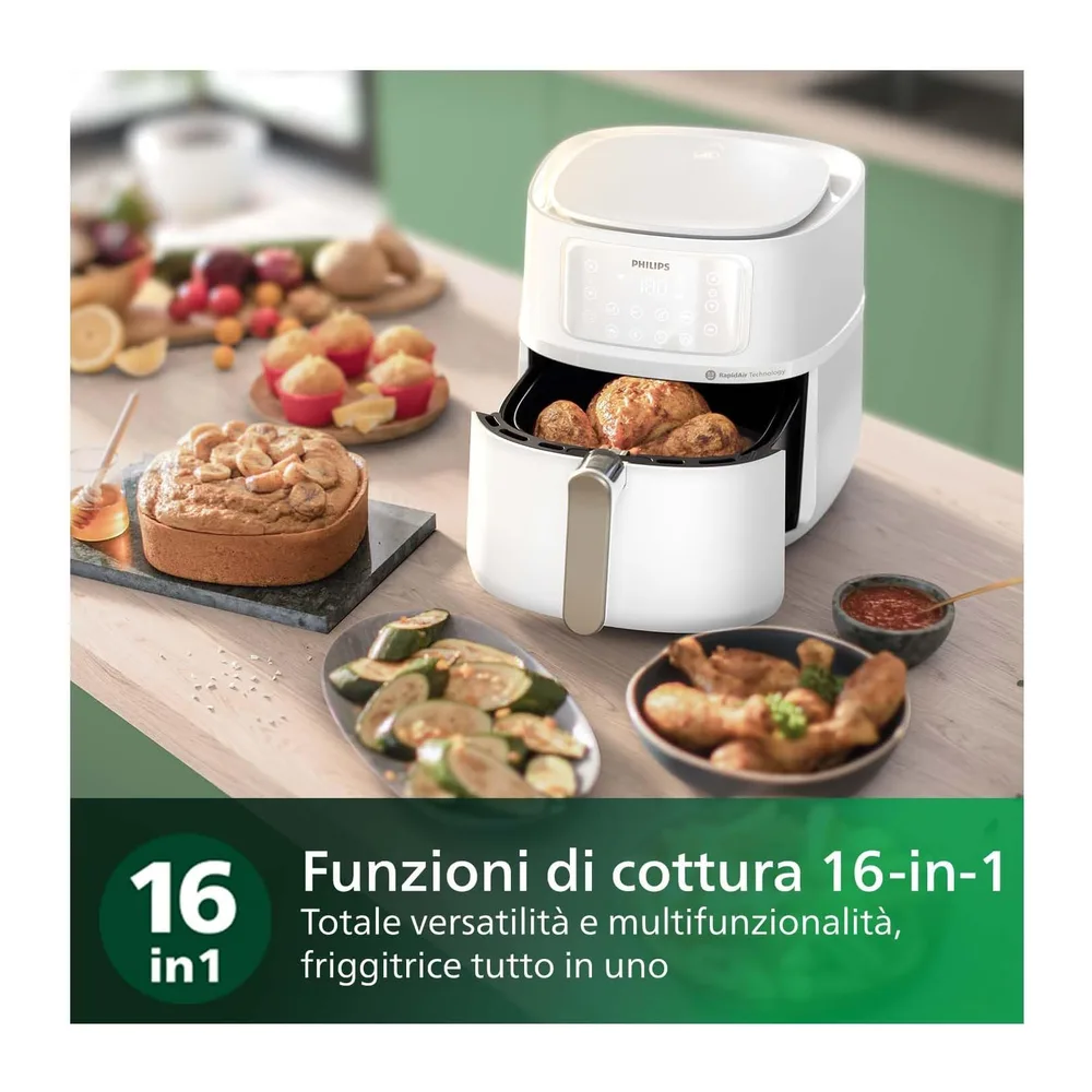 Philips Airfryer 5000 - Friggitrice ad aria da 7.1L, 16 modalità, WiFi — 4