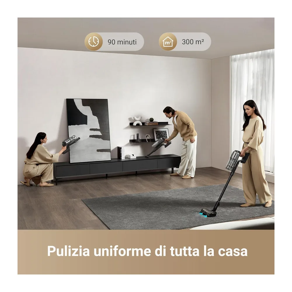 dreame Z30 Aspirapolvere senza Fili, Aspirazione da 28.000 Pa/310 AW, LED — 4