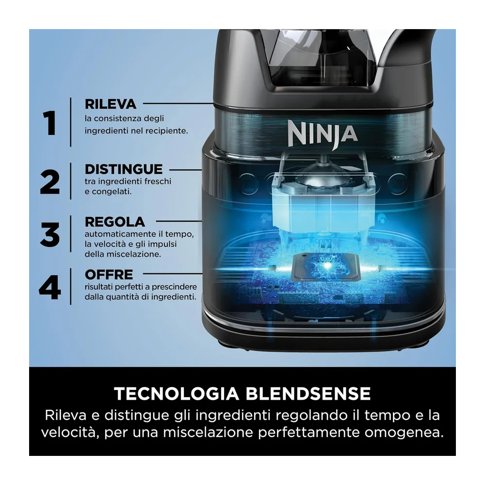 Ninja Frullatore Detect Power Pro, 1200W, Nero, TB201EU — 5