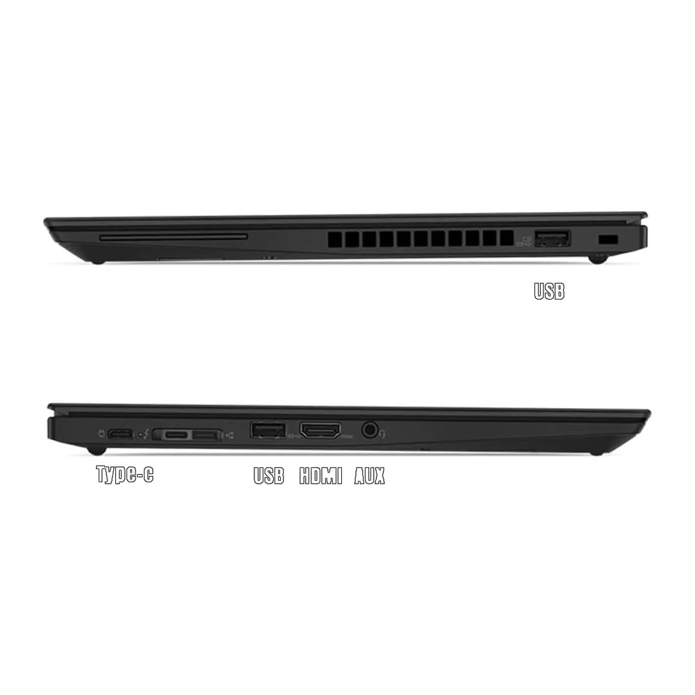Lenovo ThinkPad T490s, portatile aziendale, processore Intel i7 4 x 1,8 GHz, 16 GB di memoria, SSD da 512 GB, — 3
