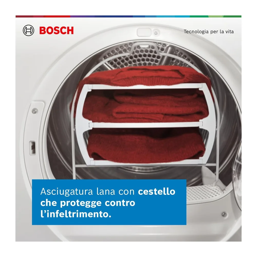 Bosch WTH85298II Serie 4 Asciugatrice a pompa di calore 8kg Bianco [Classe di efficienza energetica E] — 4