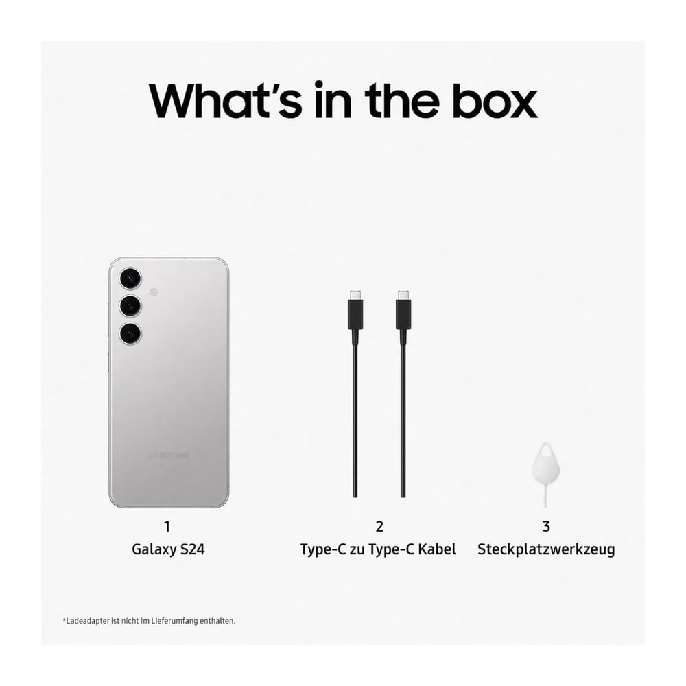 Samsung SM-S921B Galaxy S24 Dual SIM 5G 8GB RAM 128GB Marble Gray EU (Ricondizionato) — 4