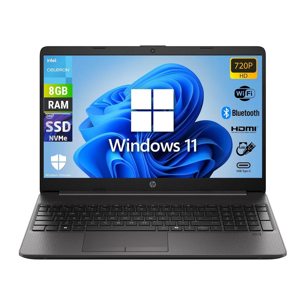 HP 250RT G9 - Notebook Display 15,6" HD - Processore Intel N150 4 Core fino a 3.6Ghz - Ram 8Gb SSD 256Gb - Pc