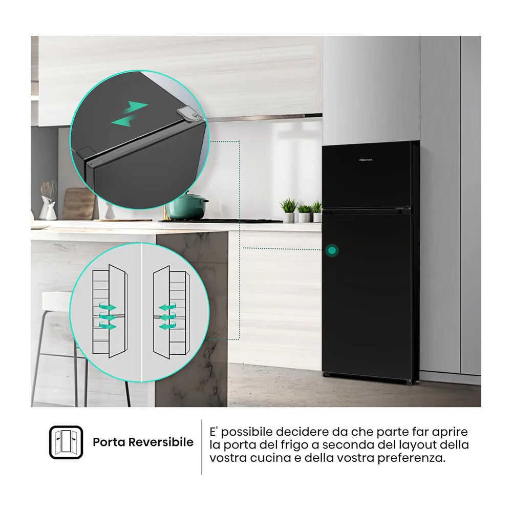 Hisense RT267D4ABE Frigorifero Doppia Porta — 4