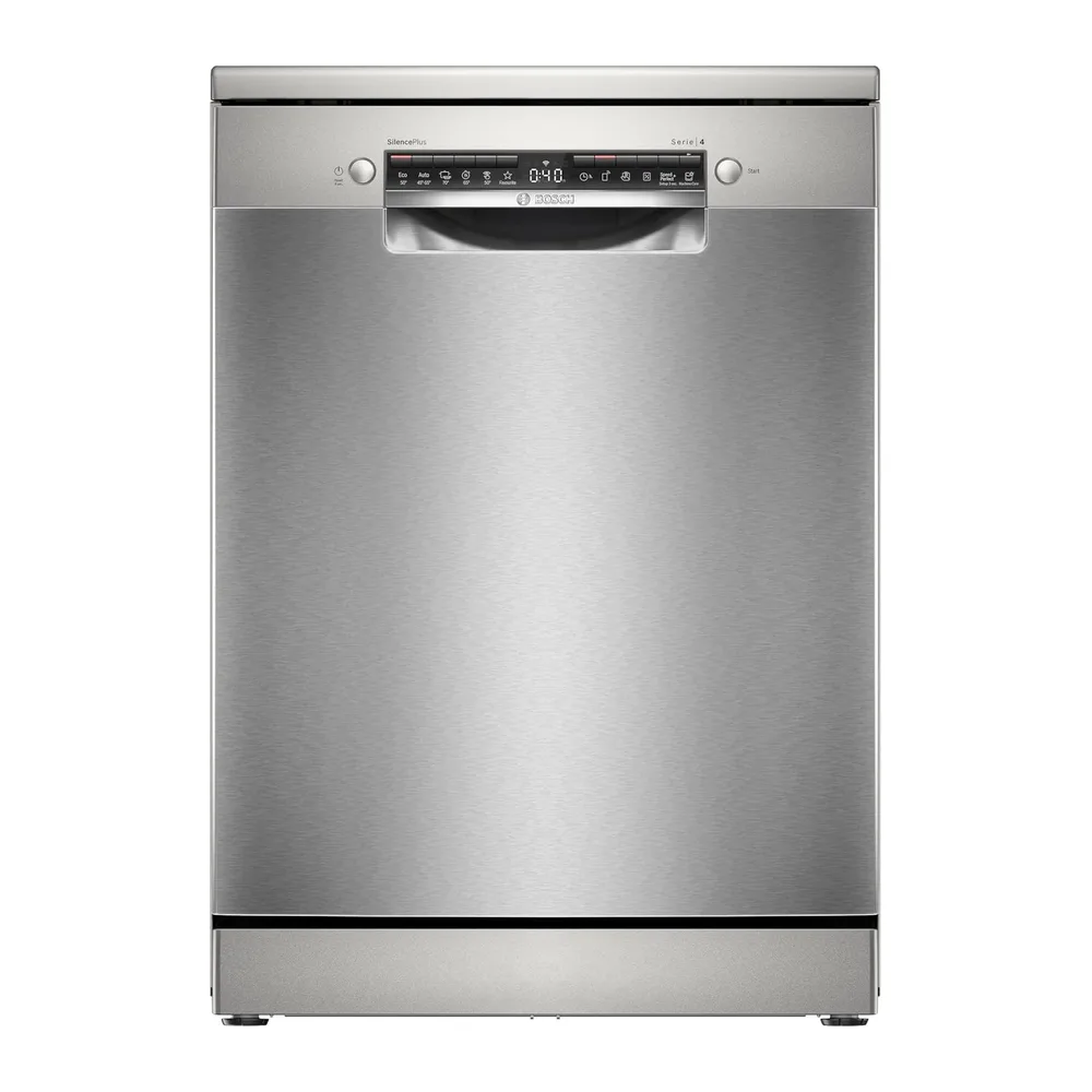 Bosch SMS4EVI08E Serie 4 Lavastoviglie smart 14 coperti Acciaio [Classe di efficienza energetica B]