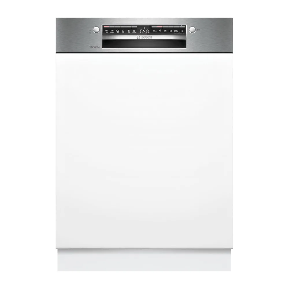 Bosch SMI4EVS08E Serie 4 Lavastoviglie incasso con frontalino Silver [Classe di efficienza energetica B]