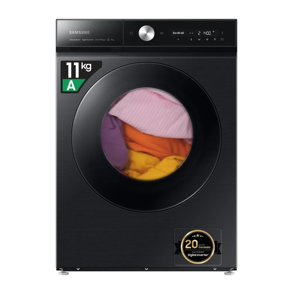 Samsung Lavatrice Bespoke AI Quickdrive WW11DB8B95GB/U3