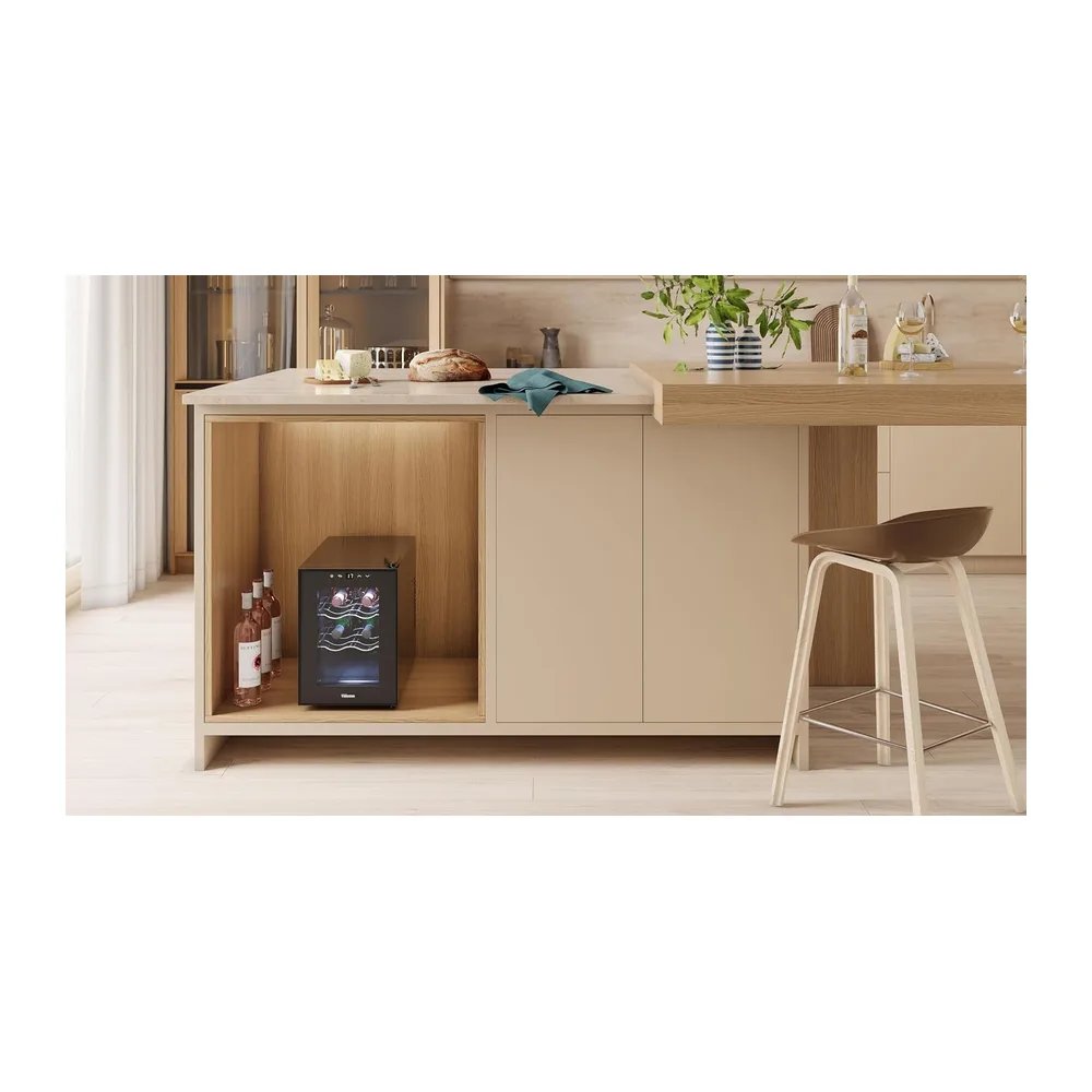 Tristar Cantinetta vino Grande Saignée – Per fino a 6 bottiglie – 17 L – Termoelettrica – Porta in vetro – — 2