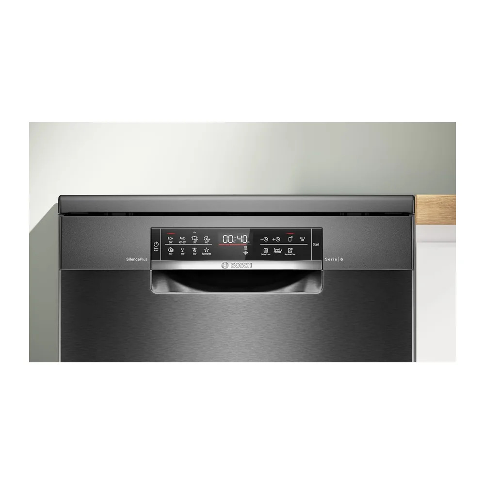 Bosch SMS6ECC12E Serie 6 Lavastoviglie 14 coperti Acciaio Nero [Classe di efficienza energetica A] — 4