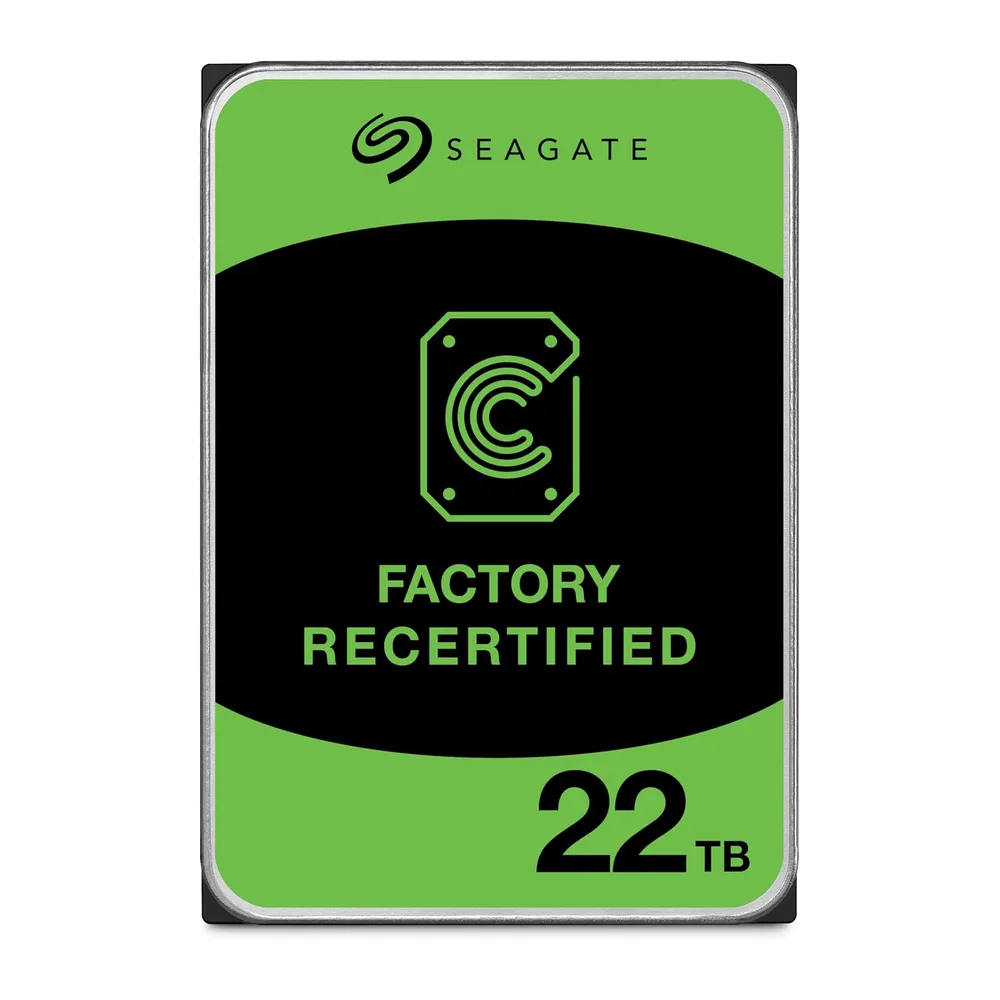 Seagate EXOS X22 22TB Interne Server Festplatte ST22000NM000C 3,5 Zoll HDD SATA 6Gb/s 7200RPM SED 512E 512MB