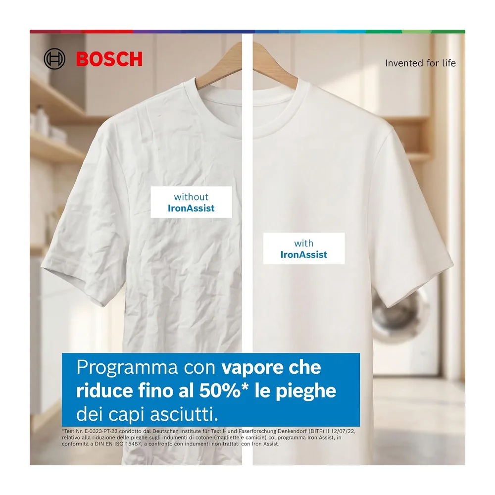 Bosch WGG244Z0IT Serie 6 Lavatrice 9kg 1400 giri/min bianco [Classe di efficienza energetica A] — 2