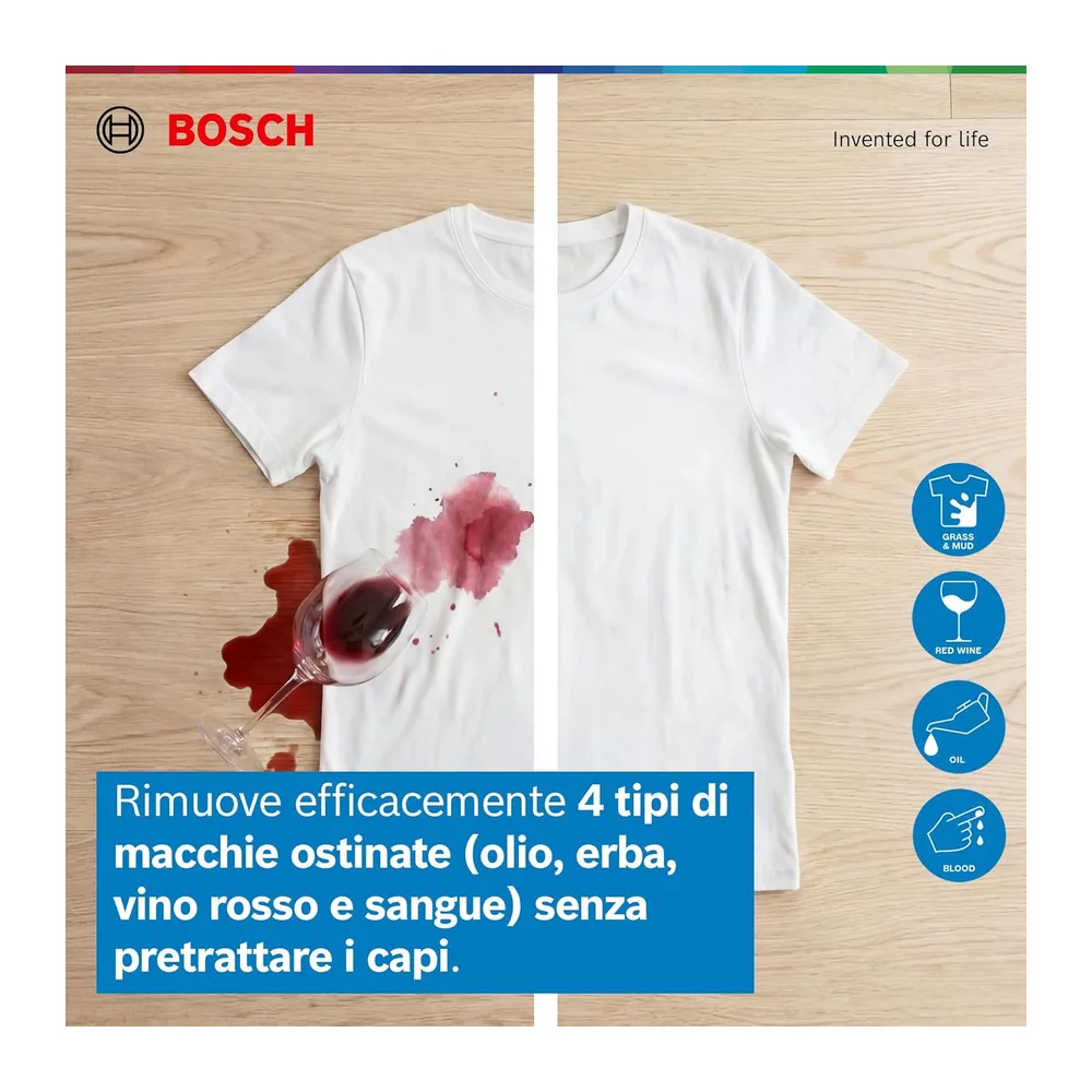 Bosch WGG244Z0IT Serie 6 Lavatrice 9kg 1400 giri/min bianco [Classe di efficienza energetica A] — 5