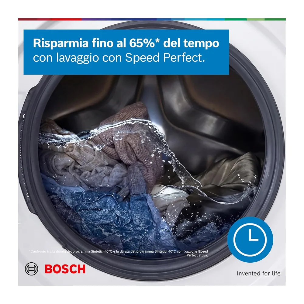 Bosch WGG244Z0IT Serie 6 Lavatrice 9kg 1400 giri/min bianco [Classe di efficienza energetica A] — 6