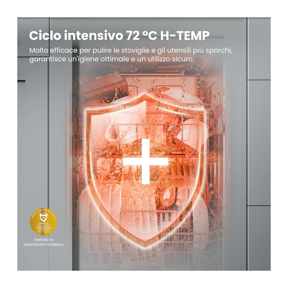COMFEE Lavastoviglie da Incasso 45 cm 10 Coperti 8 Programmi Wifi Inox [Classe di efficienza energetica E] — 6