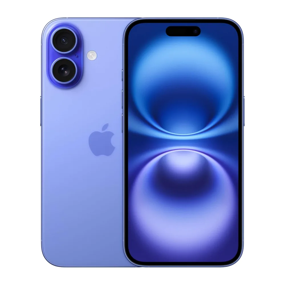 Apple iPhone 16, 128GB, Blu Oltremare (Ricondizionato)