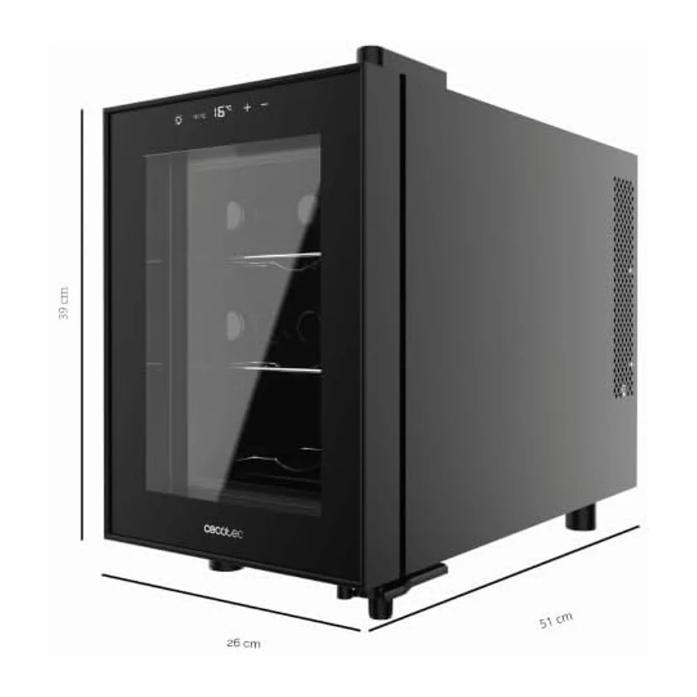 Cecotec Cantina per vino Bolero GrandSommelier 600 CoolCrystal E — 5
