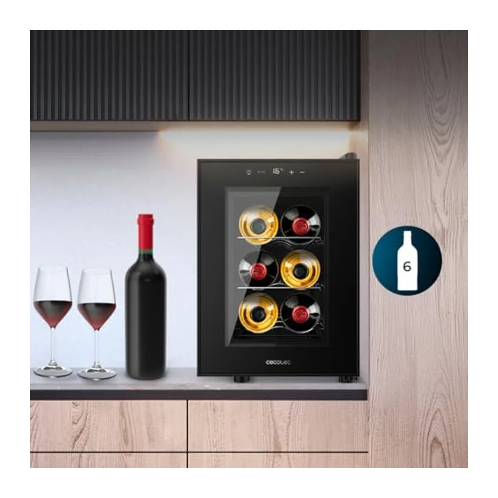 Cecotec Cantina per vino Bolero GrandSommelier 600 CoolCrystal E — 6