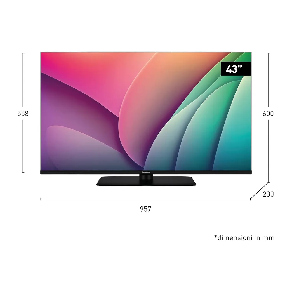 Panasonic Premium TV-43W80AEZ, Serie W80 43 pollici Smart TV QLED 4K Ultra HD, Fire OS, Dolby Vision e Atmos, — 2