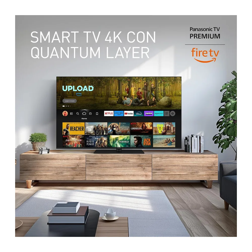 Panasonic Premium TV-43W80AEZ, Serie W80 43 pollici Smart TV QLED 4K Ultra HD, Fire OS, Dolby Vision e Atmos, — 3