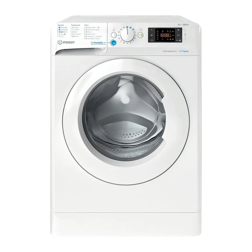 Indesit BWE 91296X WV IT - Lavatrice 9kg [Classe di efficienza energetica A]