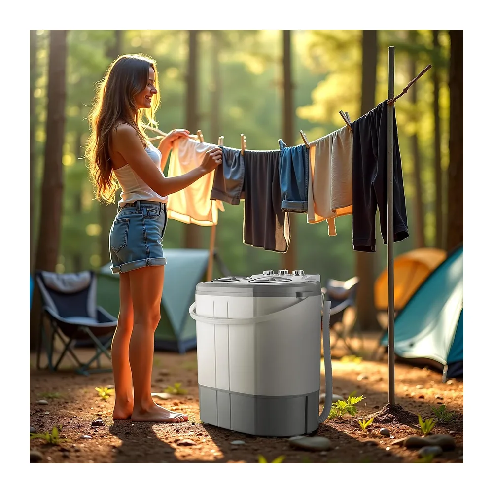 Wiltec Lavatrice da camper 230 W 60 x 36 x 60 cm — 2