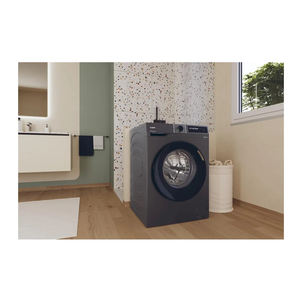 Candy ProWash 500 Lavatrice 10 Kg, 1400 Giri, Classe A-20%, Antracite [Classe di efficienza energetica A] — 6