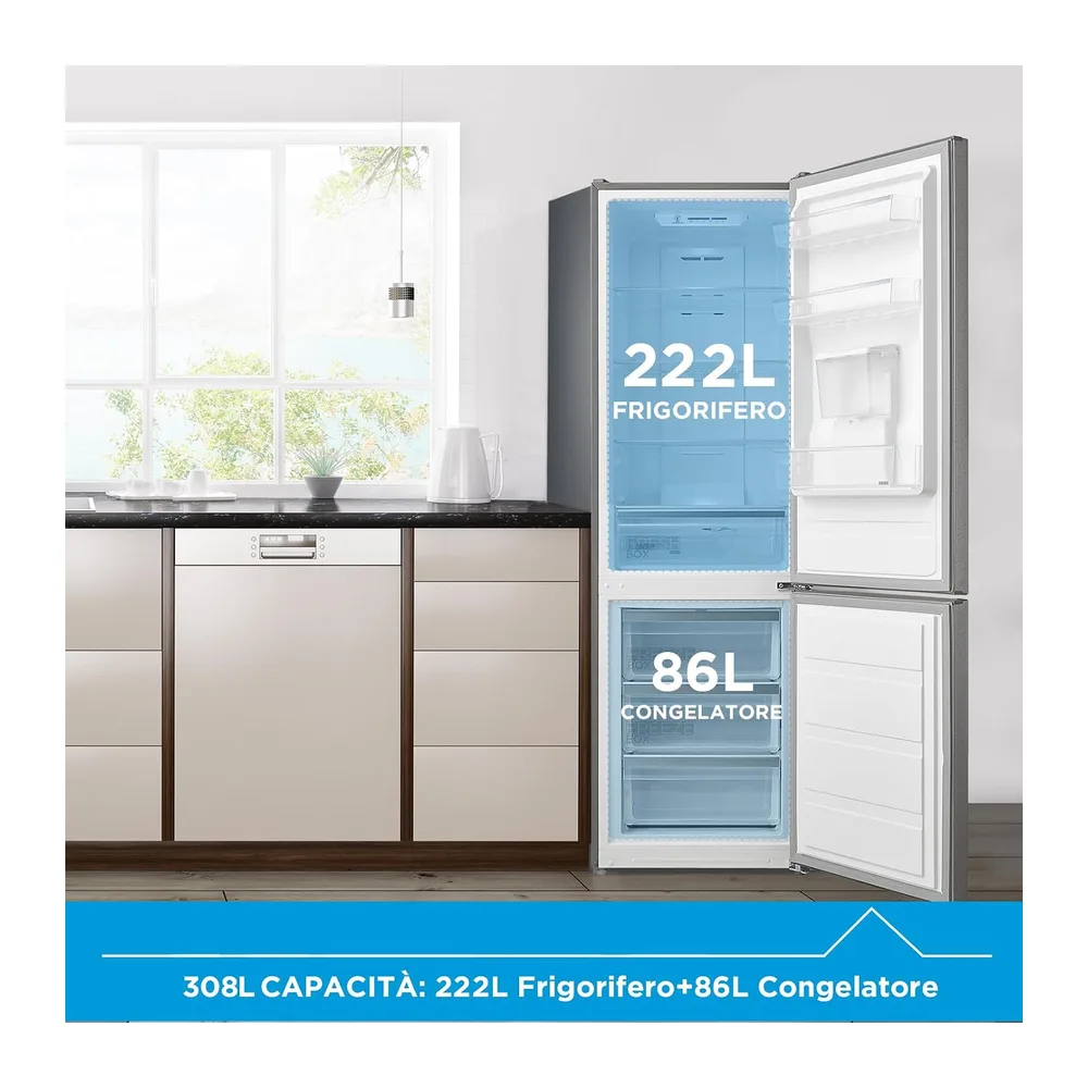 Midea MDRB424FGE02IW 310L Frigorifero Combinato — 3