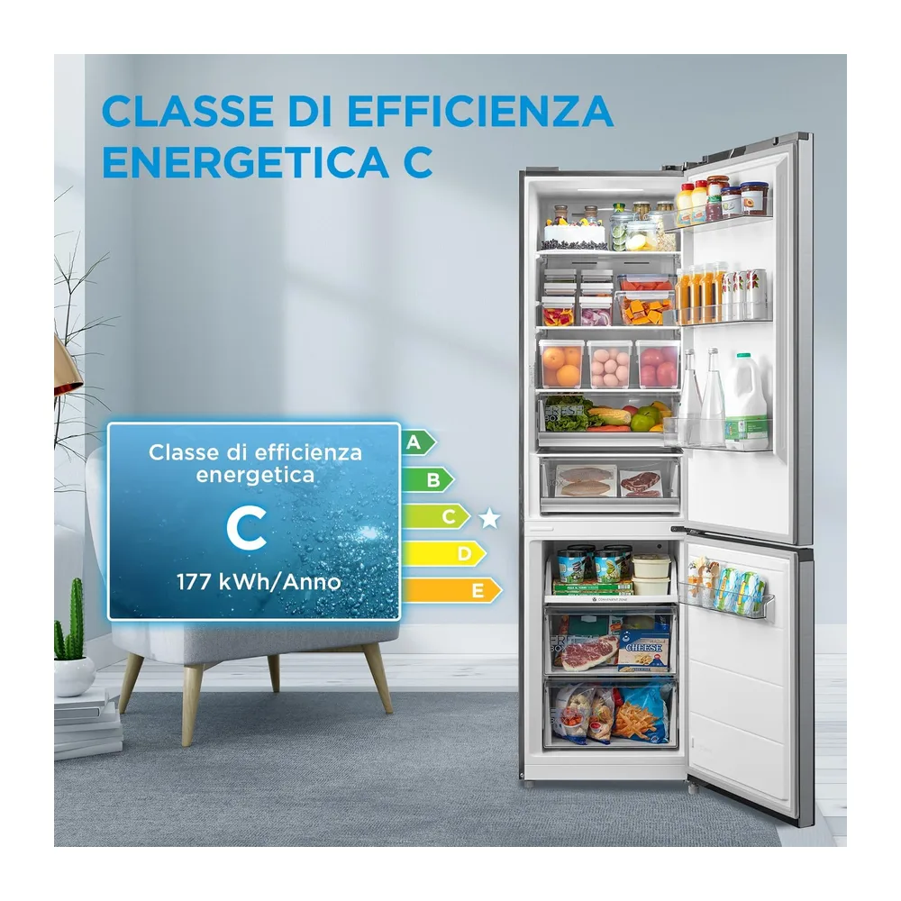 Midea MDRB521MIC46A 378L Frigorifero con Congelatore — 6