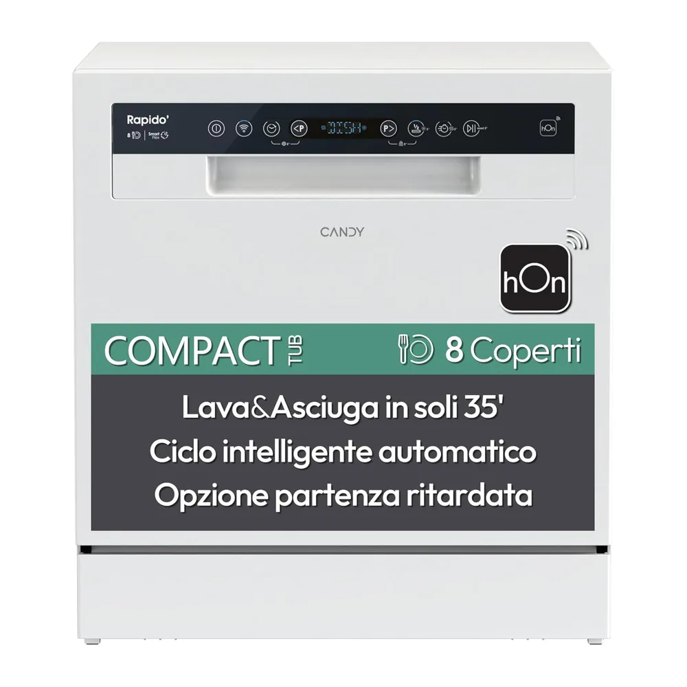 Candy Rapidò Lavastoviglie Compatta 8 Coperti