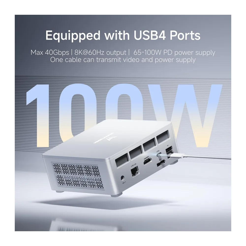 MINISFORUM UM870 Slim Mini PC, mini computer AMD Ryzen 7 8745H (8C/16T, fino a 4,9 GHz), 32 GB di RAM DDR5 e — 6