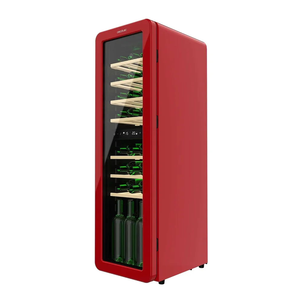 Cecotec Cantina da vino 30 Bottiglie Bolero GrandSommelier Origin Duo 30 Hit Red. Cantina per vino retrò — 2