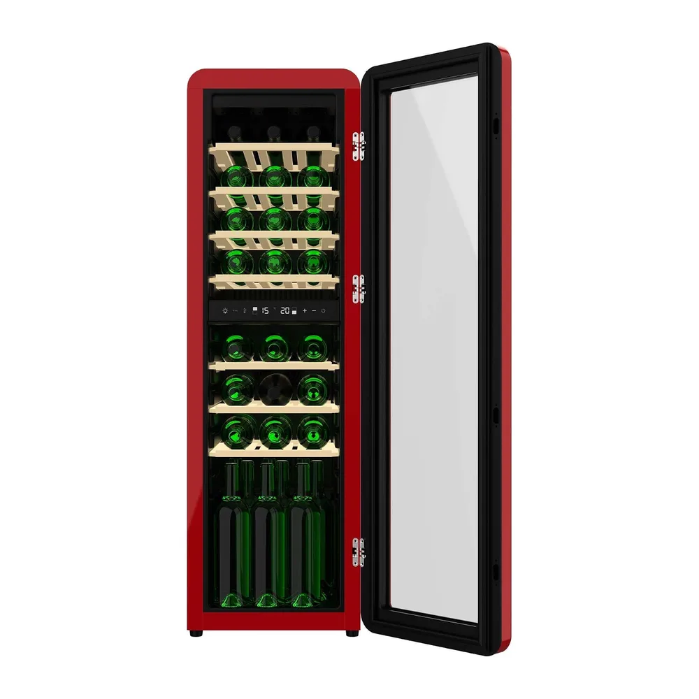 Cecotec Cantina da vino 30 Bottiglie Bolero GrandSommelier Origin Duo 30 Hit Red. Cantina per vino retrò — 3