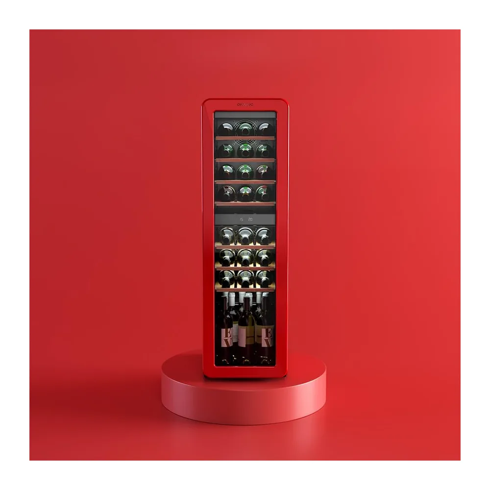 Cecotec Cantina da vino 30 Bottiglie Bolero GrandSommelier Origin Duo 30 Hit Red. Cantina per vino retrò — 4