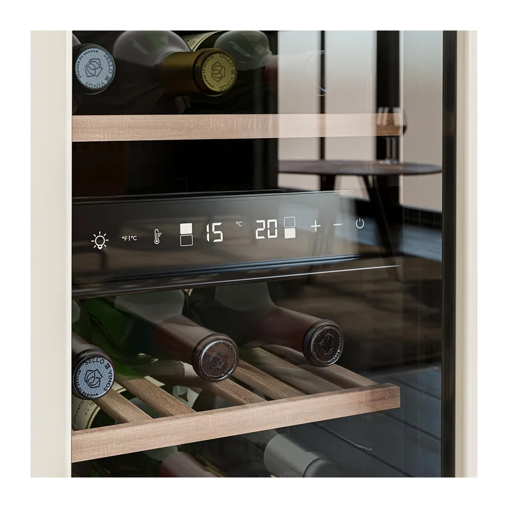 Cecotec Cantina da vino 30 Bottiglie Bolero GrandSommelier Origin Duo 30 Hit Black. Cantina per vino retrò — 5