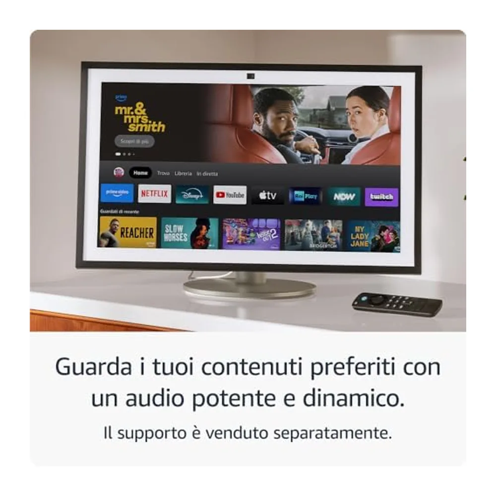 Amazon Echo Show 21 + Supporto premium regolabile — 2