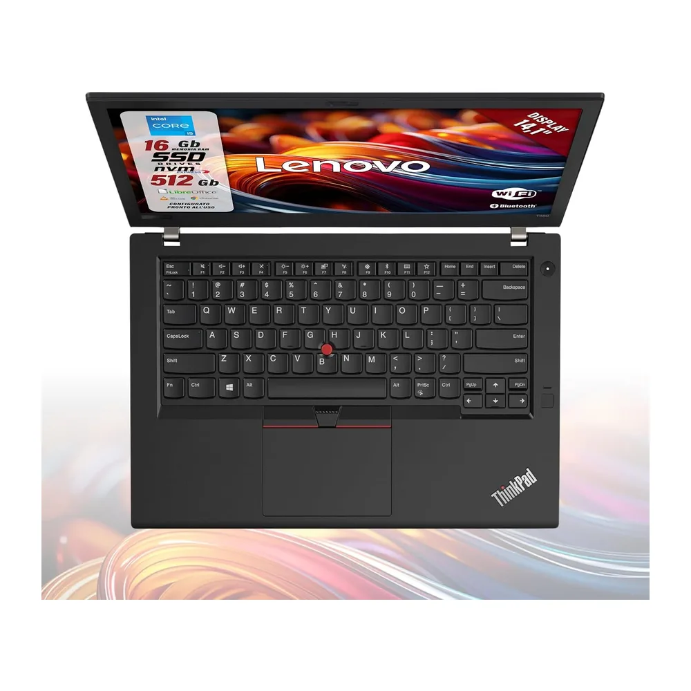 Lenovo ThinkPad - Pc Portatile Intel i5-8365u 4 Core 1.6Ghz - Ram 8Gb SSD 256Gb - Display 14.1" FHD - Win 11 — 2