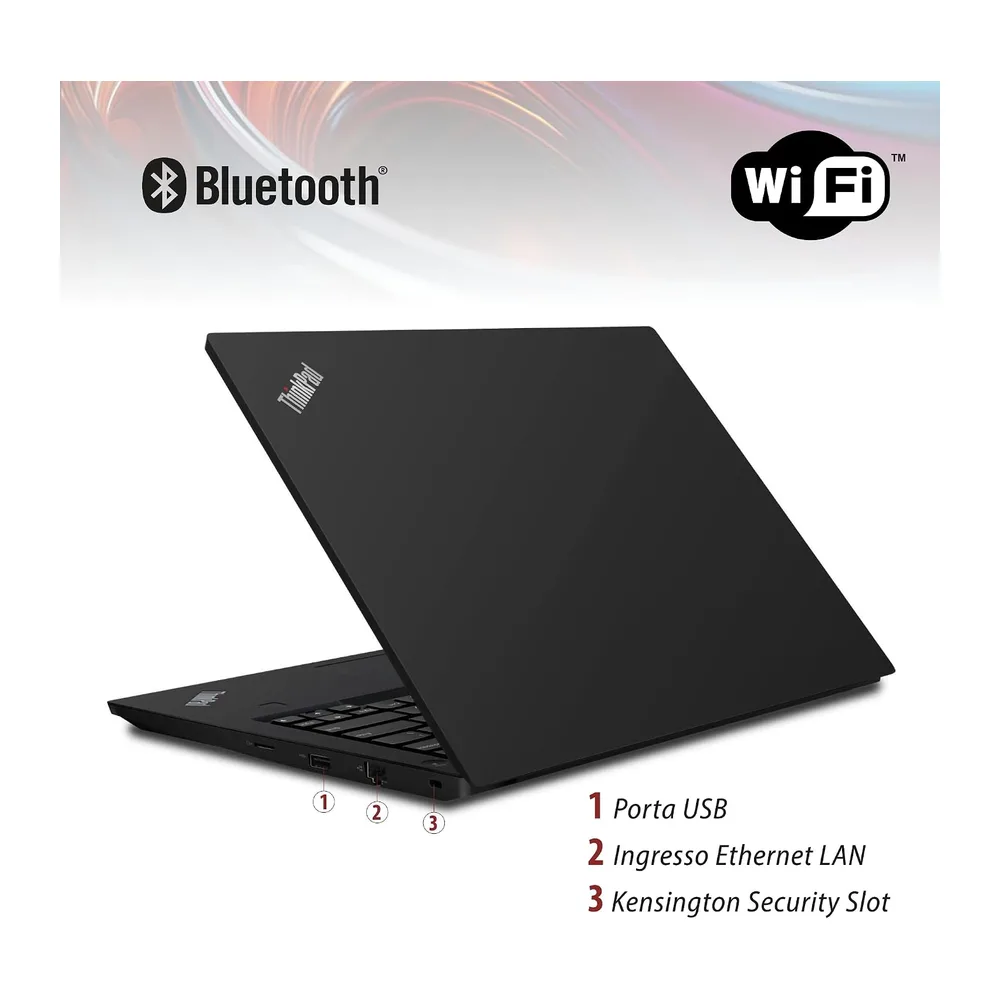 Lenovo ThinkPad - Pc Portatile Intel i5-8365u 4 Core 1.6Ghz - Ram 8Gb SSD 256Gb - Display 14.1" FHD - Win 11 — 4