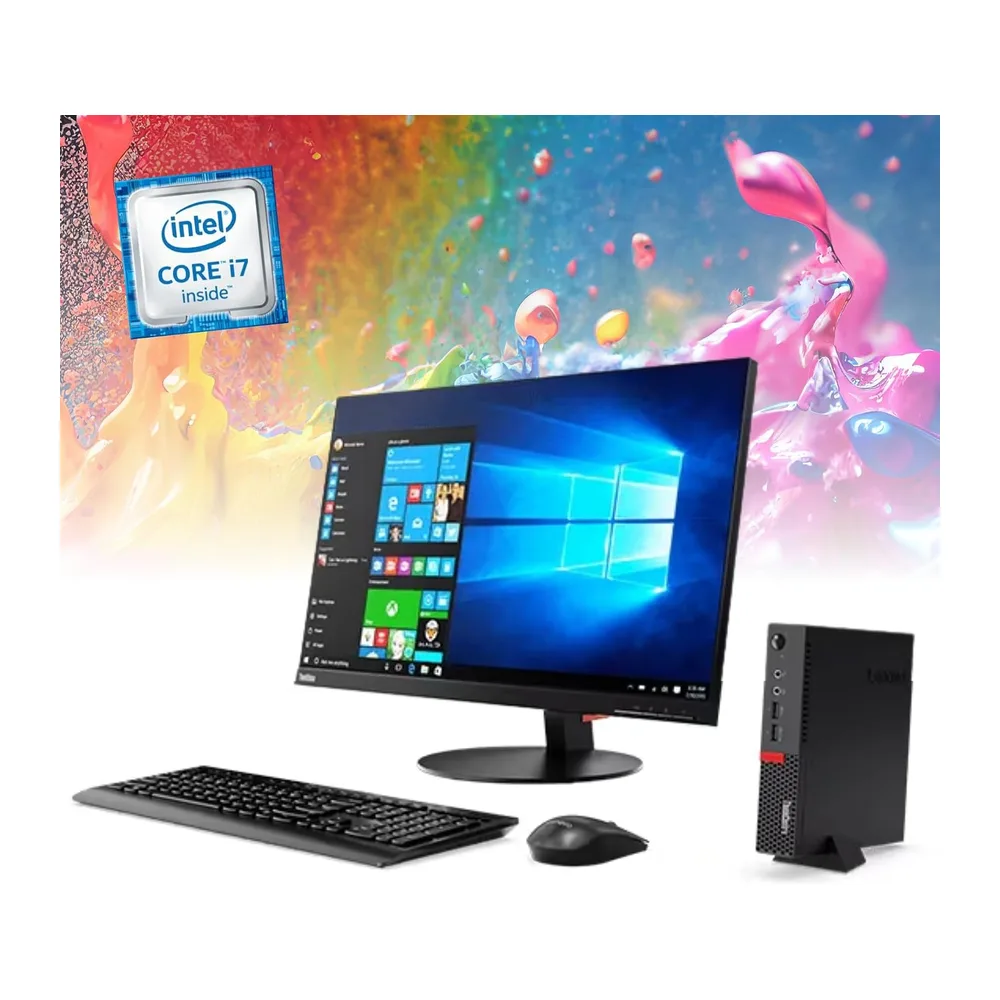 Lenovo ThinkCentre, Mini Pc Tiny, Intel i7-6700T 4 Core 3.4Ghz, Ram 8Gb SSD 240Gb, Pc Desktop Mini Pronto — 6