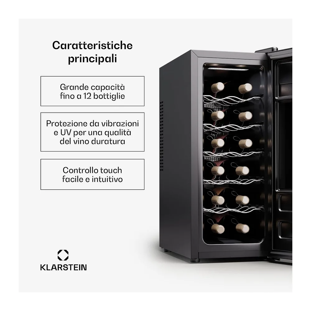 KLARSTEIN cantinetta vino a 1 zona a posizionamento libero — 2