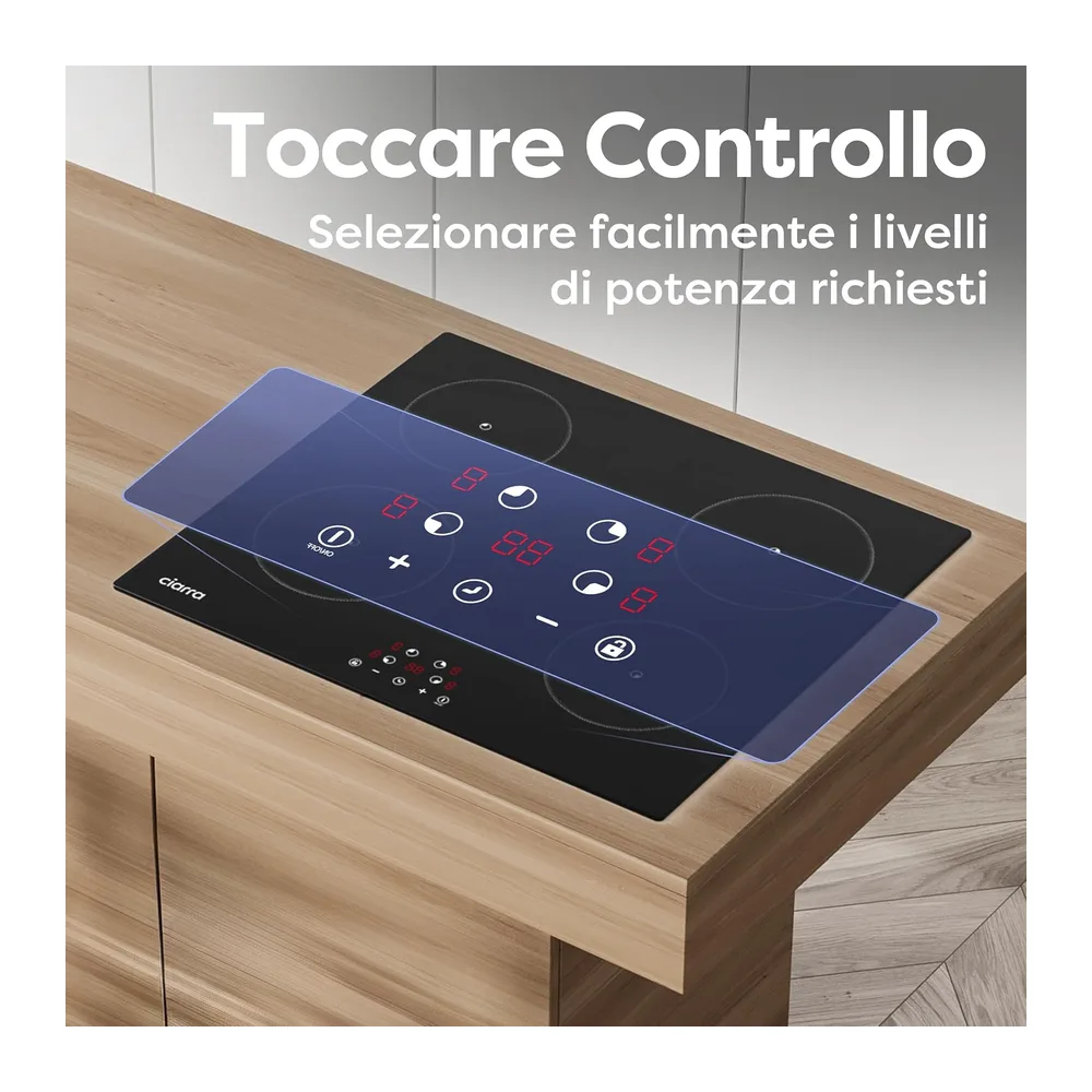 Ciarra Piano a Induzione 4 Fuochi Incasso 60 cm — 3
