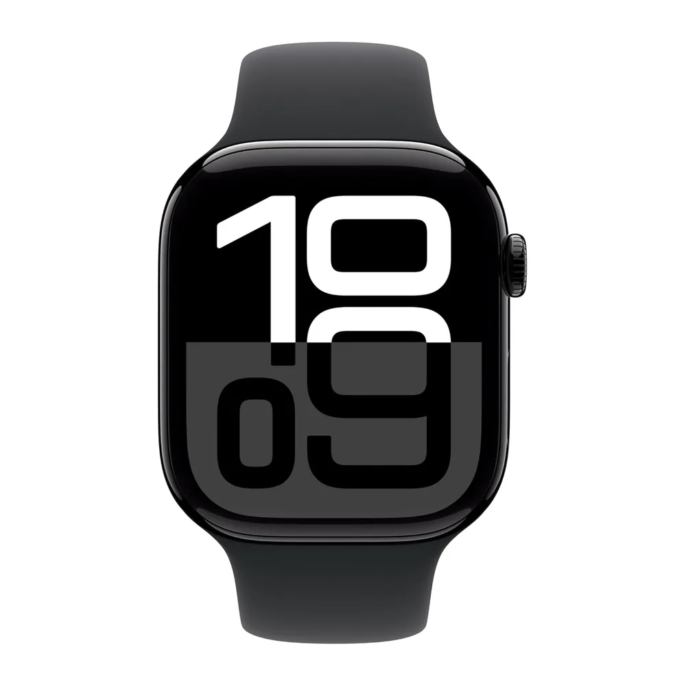 Apple Watch Series 10 [GPS+ Cellular, 46mm] - Cassa in alluminio Nero Black con Banda Sportiva Nera, M/L — 2