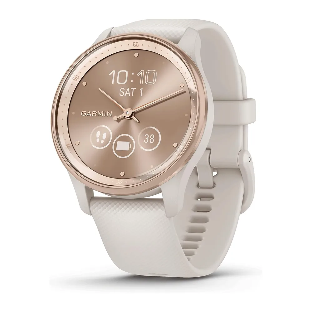Garmin vívomove Trend, Smartwatch, Cassa 40mm, Touchscreen LCD e Lancette, Notifiche, Cardio, SpO2, GPS,