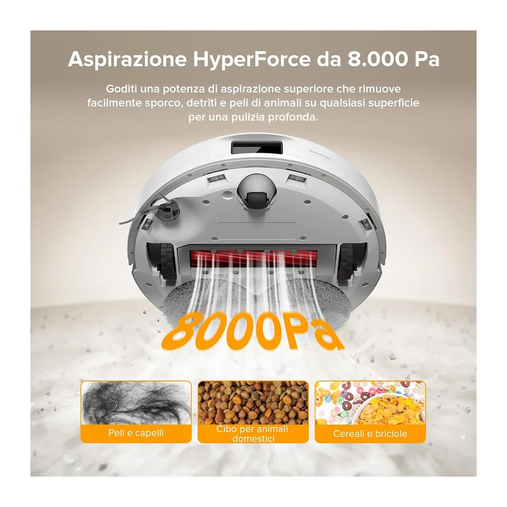 roborock QV 35A Set Robot Aspirapolvere Lavapavimenti — 2