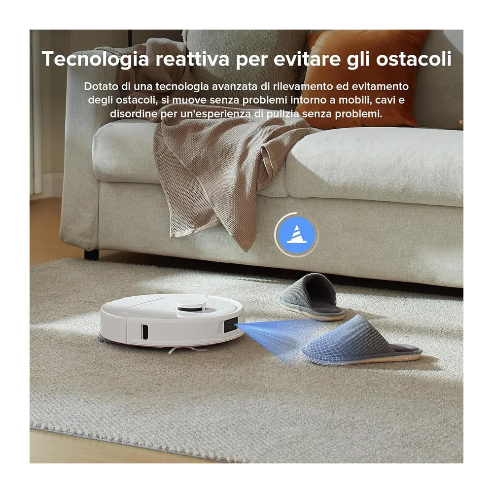 roborock QV 35A Set Robot Aspirapolvere Lavapavimenti — 6