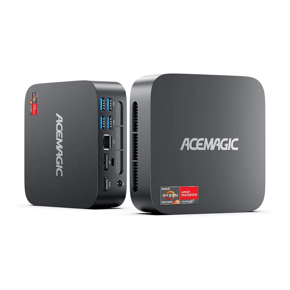 ACEMAGIC K1 Mini PC con AMD Ryzen 5 7430U(Fino a 4.3GHz),16GB RAM 512GB SSD