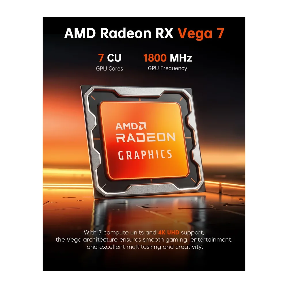 ACEMAGIC K1 Mini PC con AMD Ryzen 5 7430U(Fino a 4.3GHz),16GB RAM 512GB SSD — 6